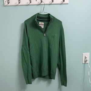 Fat Face Emerald Green Zip-Up Sweater